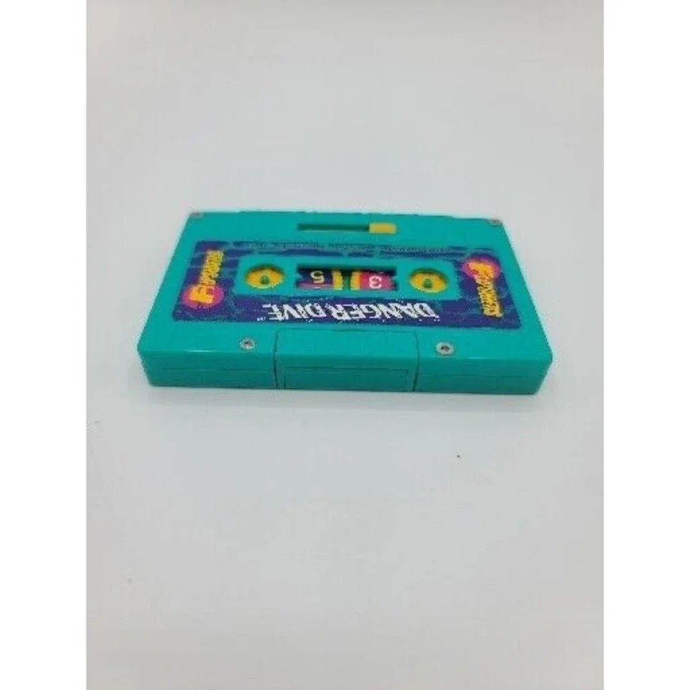 Vintage Danger Dive Flipsider Cassette Tape Shape Milton Bradley Game 1988